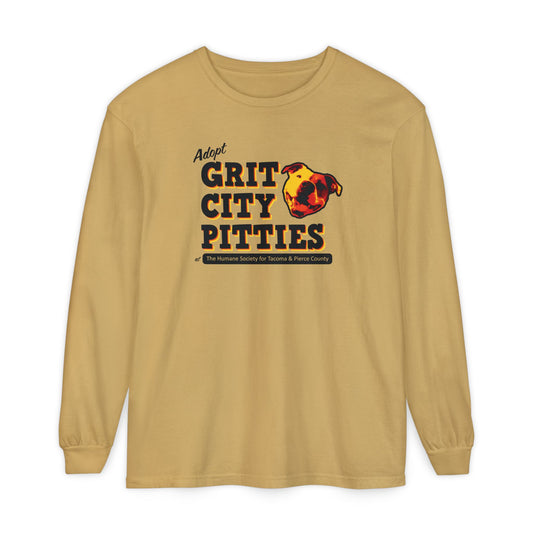 Throwback Grit City Pitties Long Sleeve T-Shirt