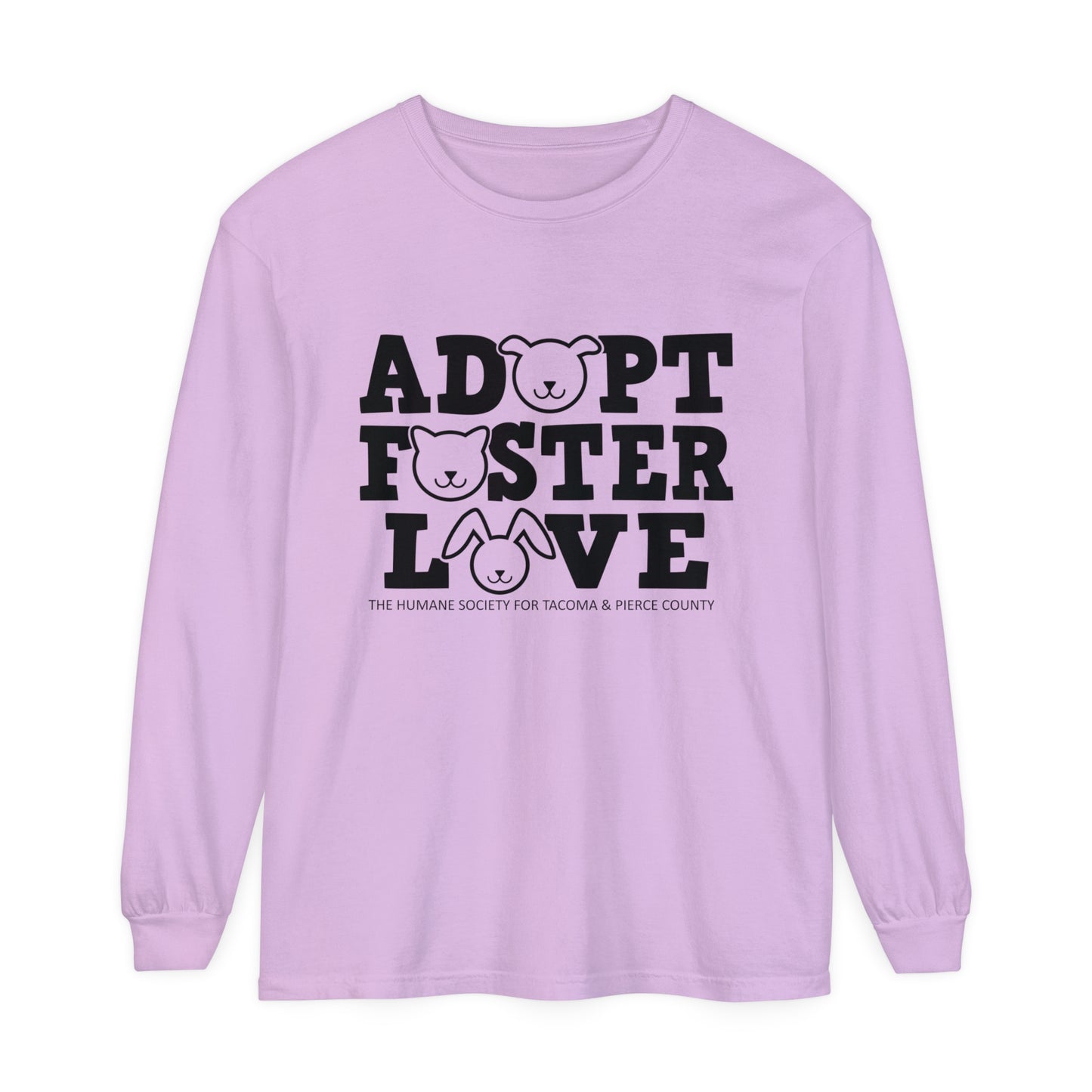 Adopt, Foster, Love - Comfort Colors Long Sleeve