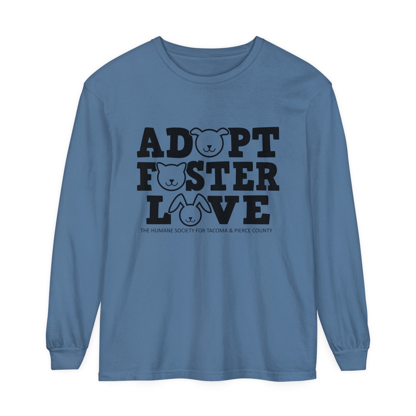 Adopt, Foster, Love - Comfort Colors Long Sleeve