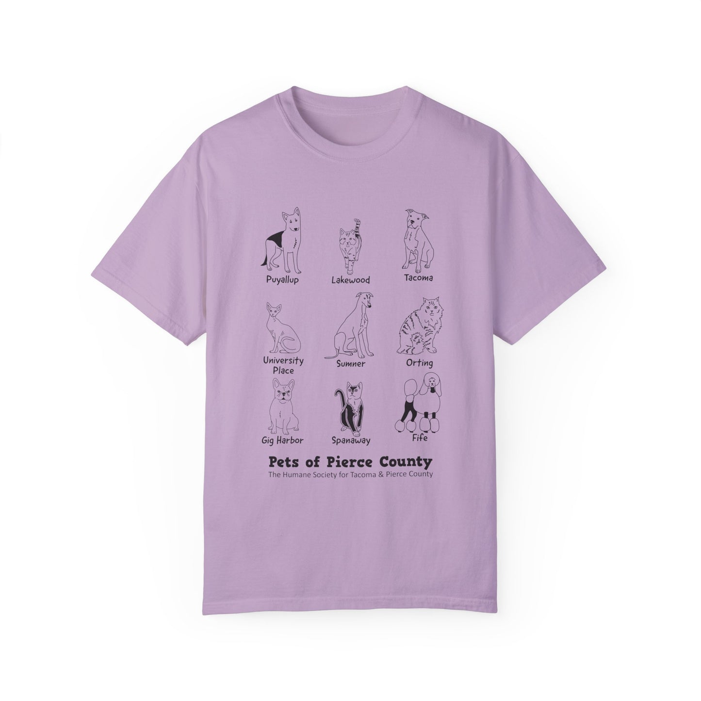 Pets of Pierce County - Comfort Colors T-shirt