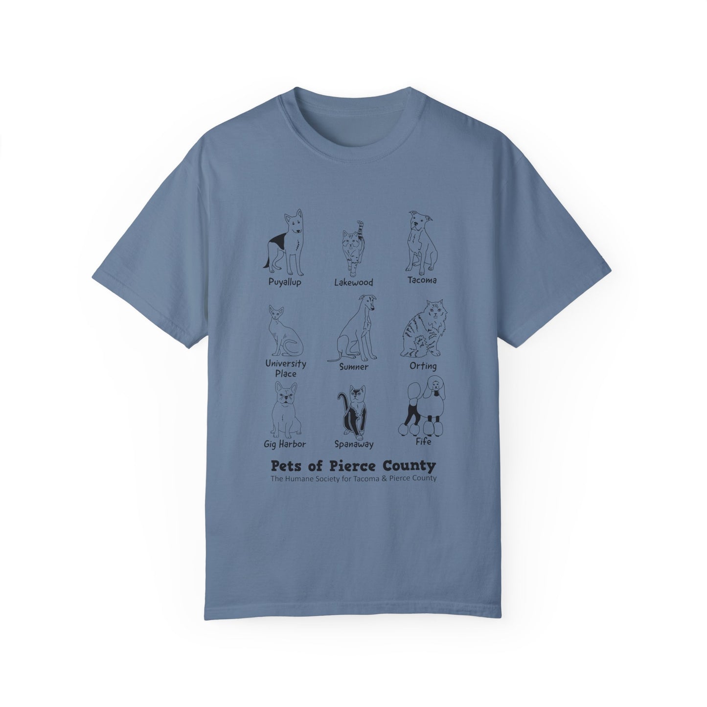 Pets of Pierce County - Comfort Colors T-shirt