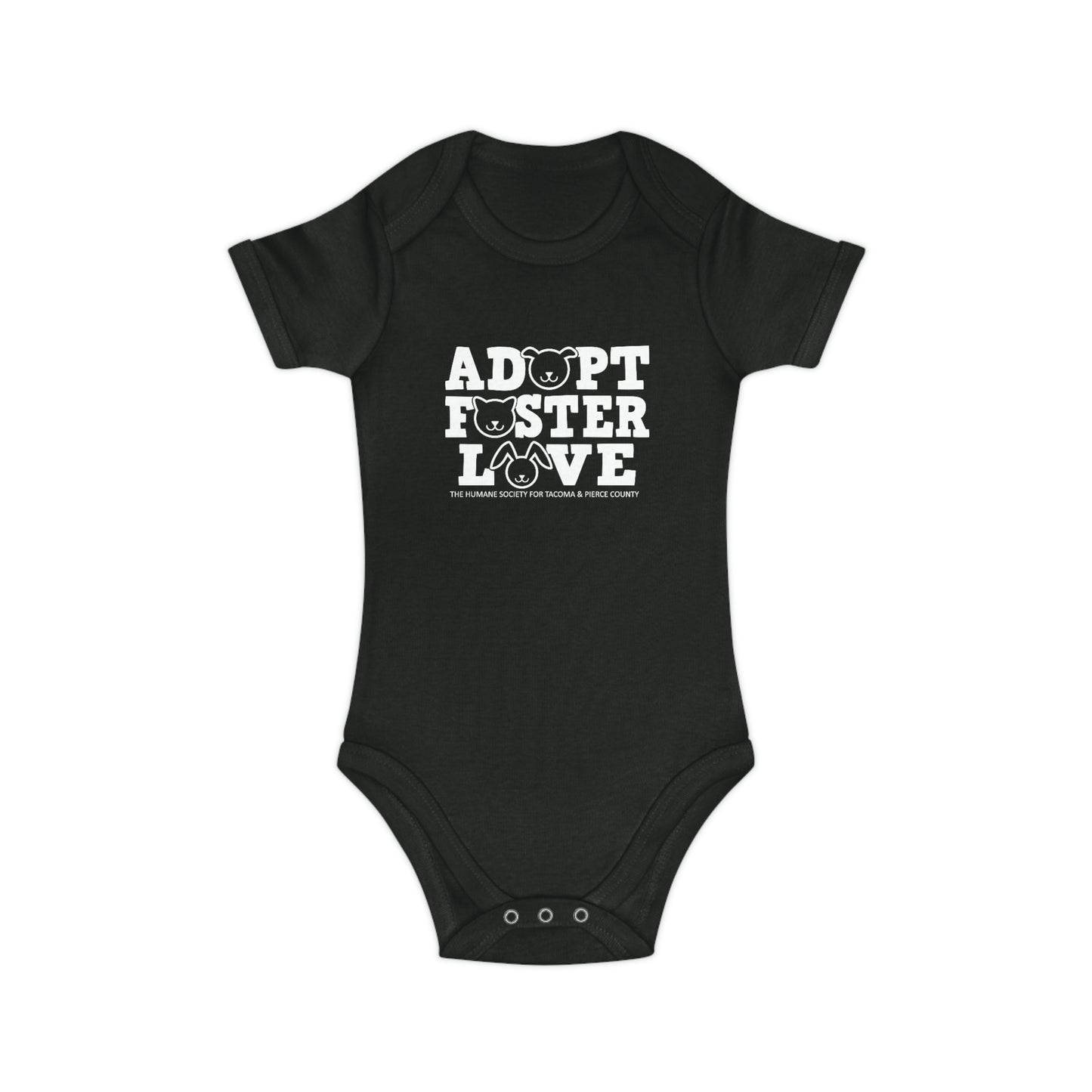 Adopt, Foster, Love Baby Bodysuit