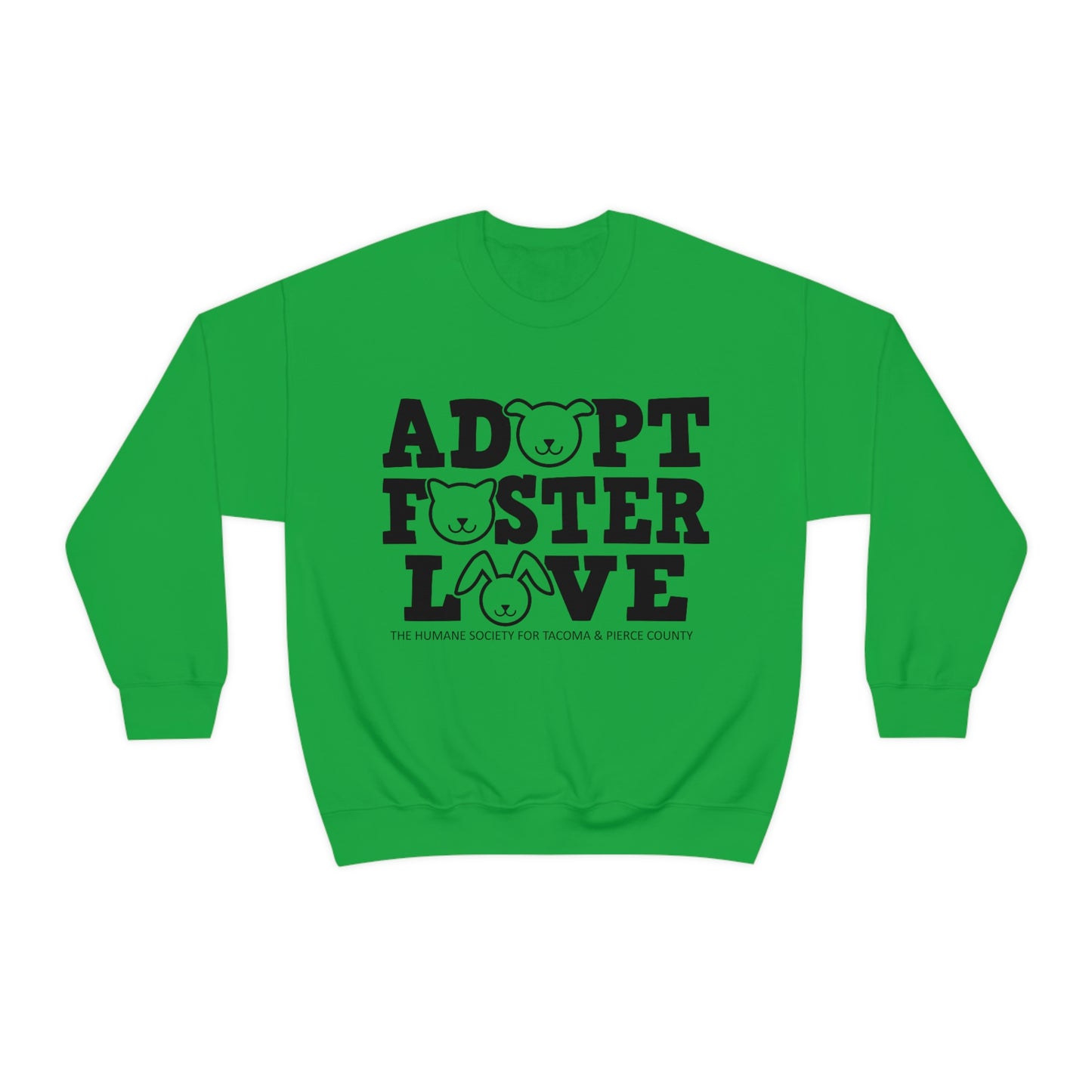 Adopt, Foster, Love Crewneck Sweatshirt