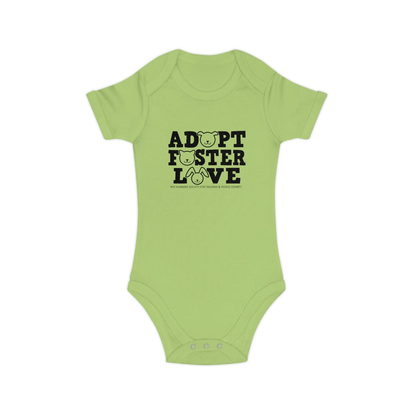 Adopt, Foster, Love Baby Bodysuit