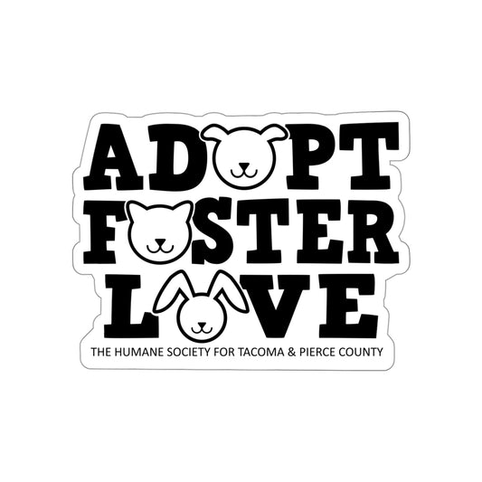 Adopt, Foster, Love Stickers