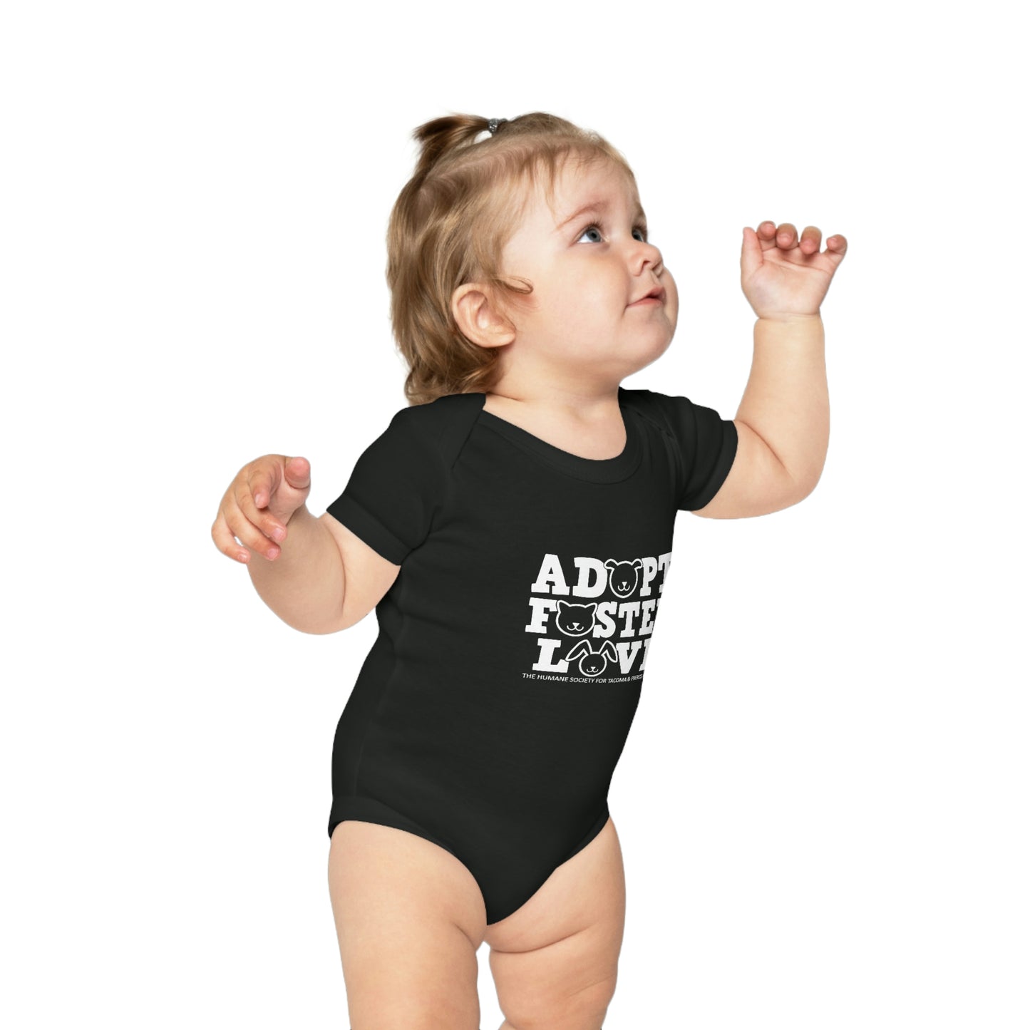 Adopt, Foster, Love Baby Bodysuit