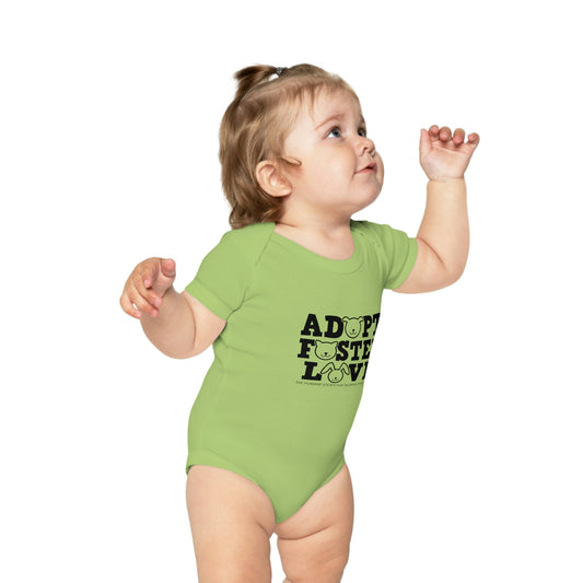 Adopt, Foster, Love Baby Bodysuit