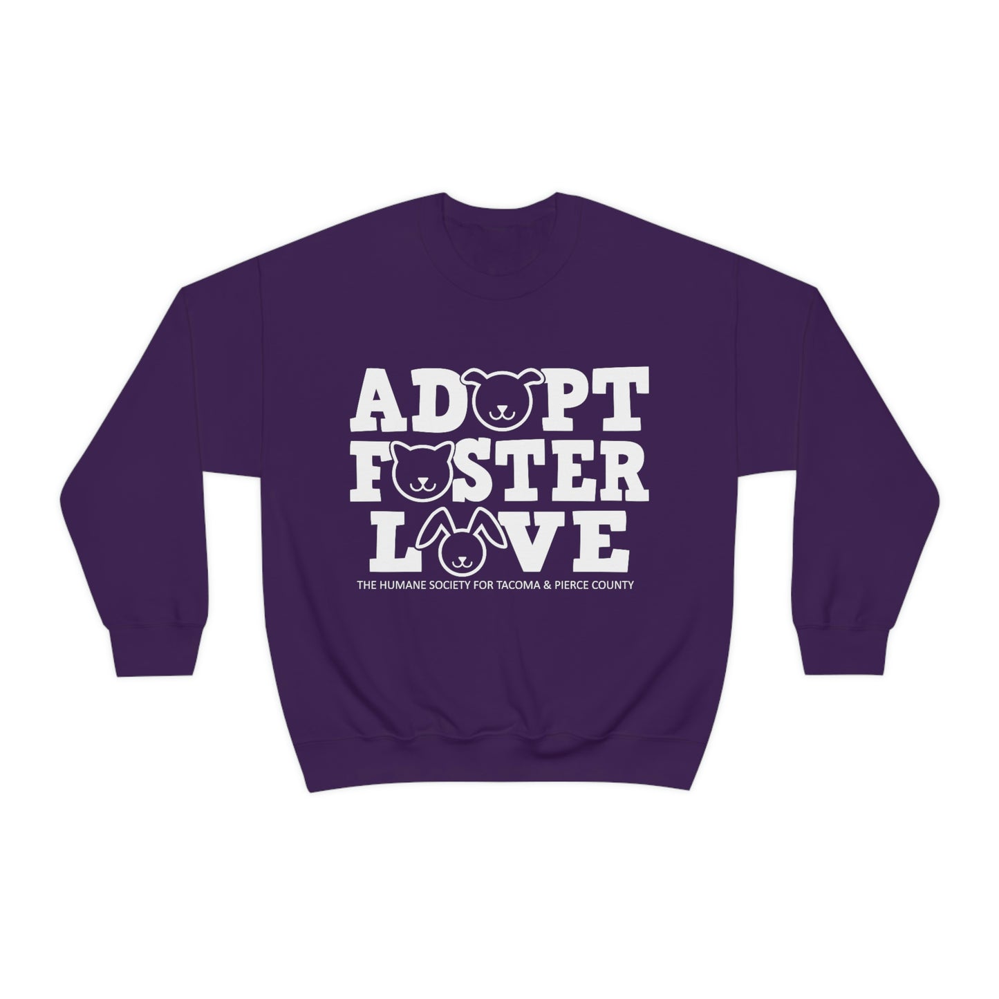 Adopt, Foster, Love Crewneck Sweatshirt