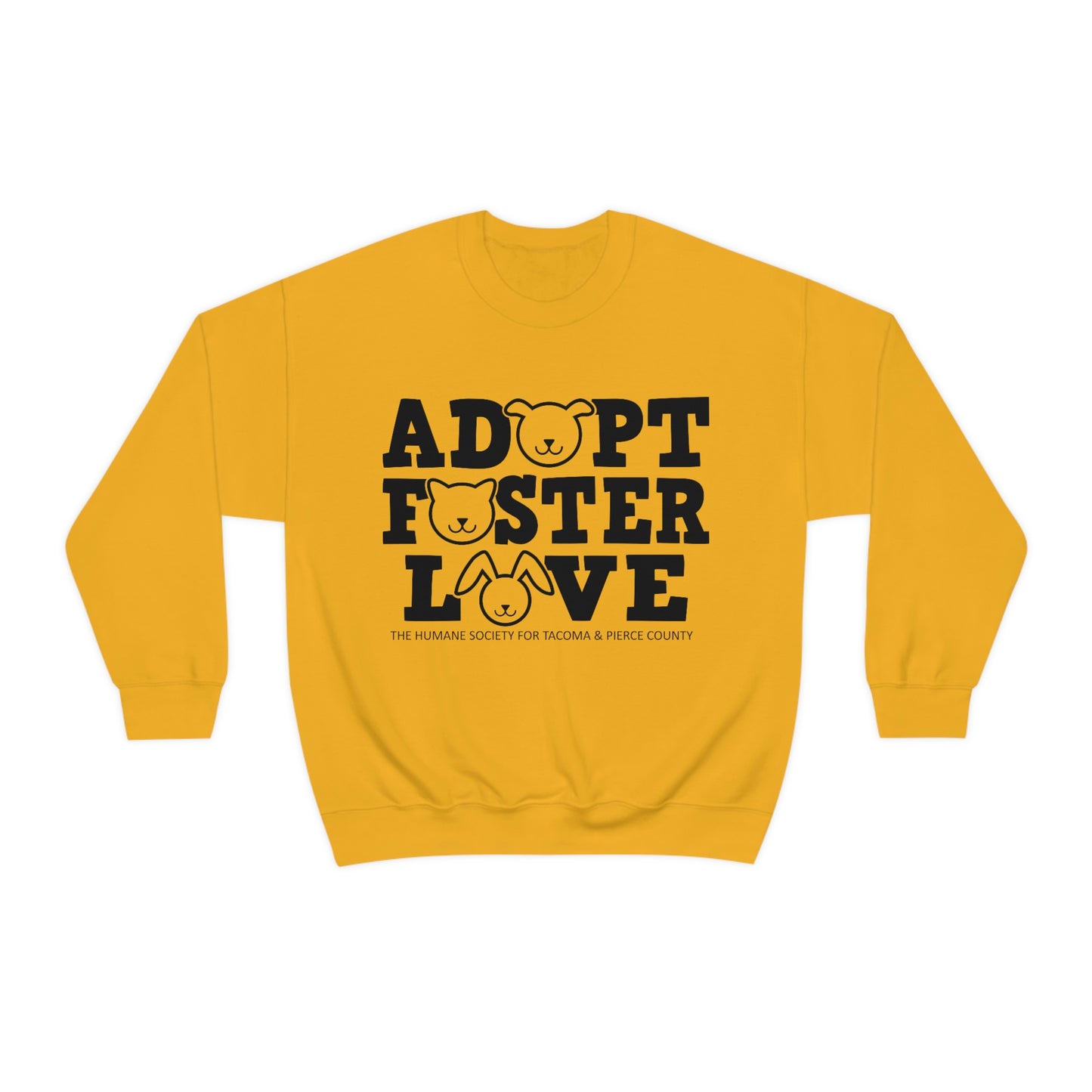 Adopt, Foster, Love Crewneck Sweatshirt